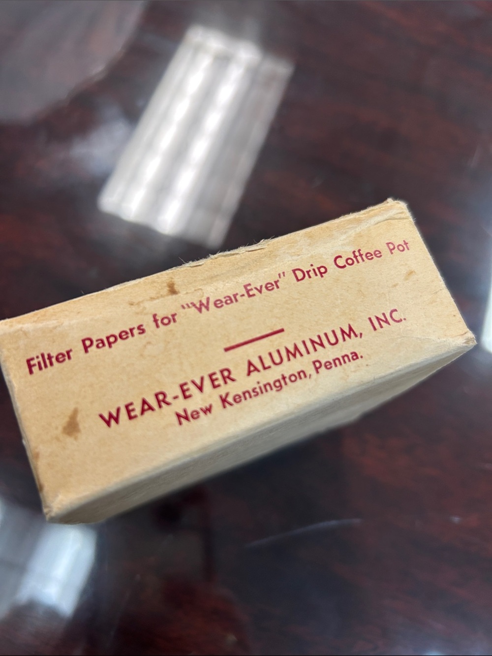 Vintage Wear Ever Coffee Maker Filter Papers full box